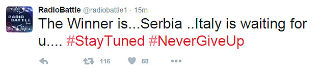 Srpski tviteraši "oborili" internet glasajući za O radio