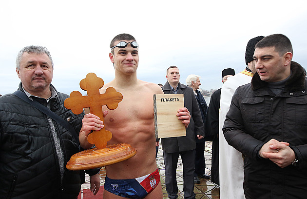 Aleksa Bobar prvi stigao do krsta kod Kamenice