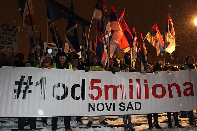 Više hiljada ljudi na drugom protestu „1od5miliona“