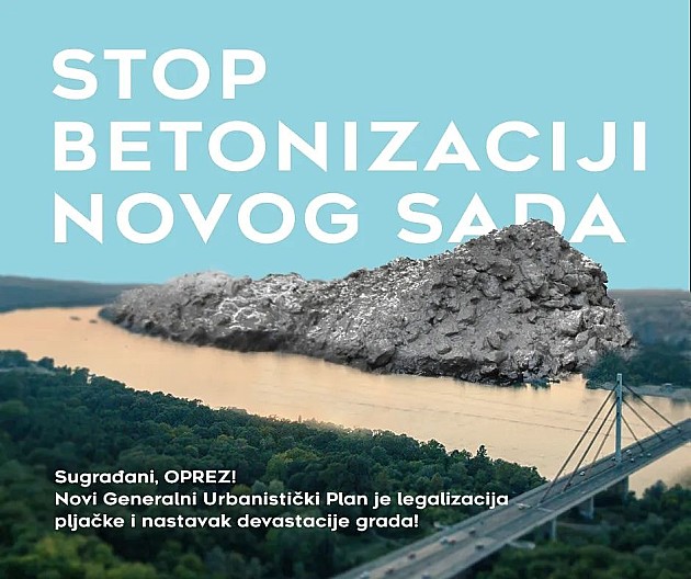Sutra prva javna prezentacija novog Generalnog urbanističkog plana Novog Sada
