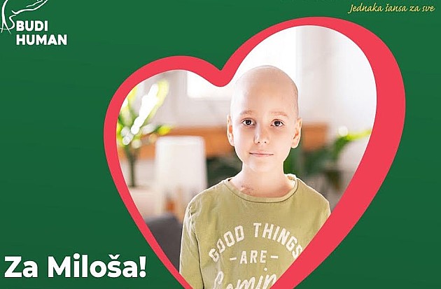 Sedmogodišnjem Milošu potrebna je pomoć da pobedi leukemiju