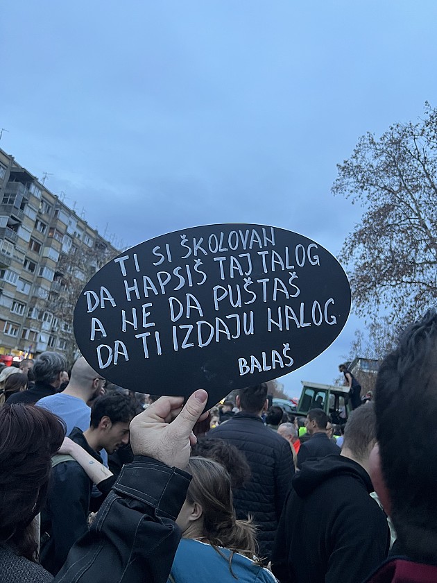 Više hiljada ljudi u protestu zbog prebijanja studenata 