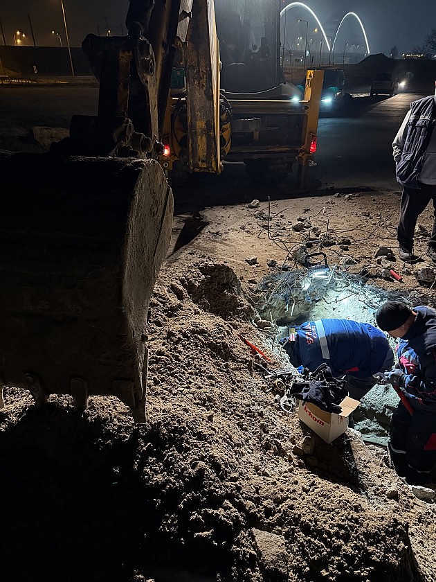 Na otklanjanu kvara na izvorištu Petrovaradinska ada angažiovana teška mehanizacija 