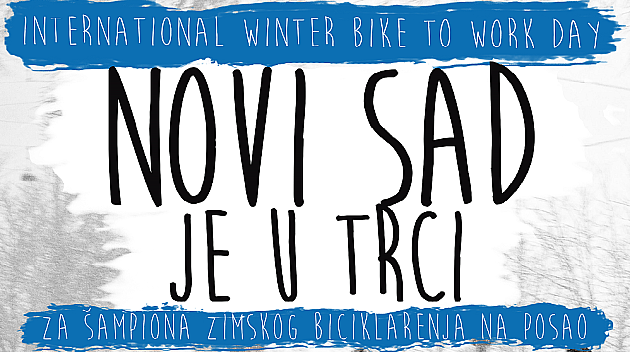 Novi Sad u trci za grad u kome najviše ljudi zimi ide biciklom na posao