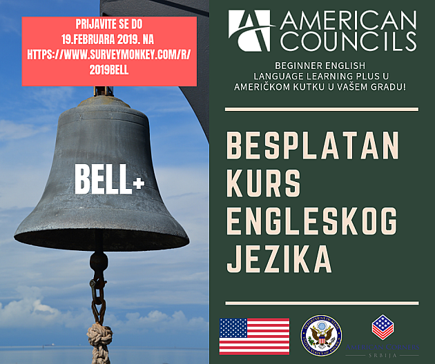 BELL+ kurs početnog engleskog jezika u Američkom kutku