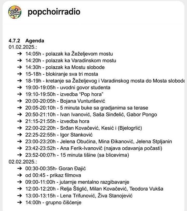 Danas blokada novosadskih mostova, Žeželjev i Varadinski na tri sata, Most slobode na 24 sata