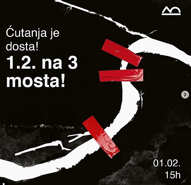 Danas blokada novosadskih mostova, Žeželjev i Varadinski na tri sata, Most slobode na 24 sata