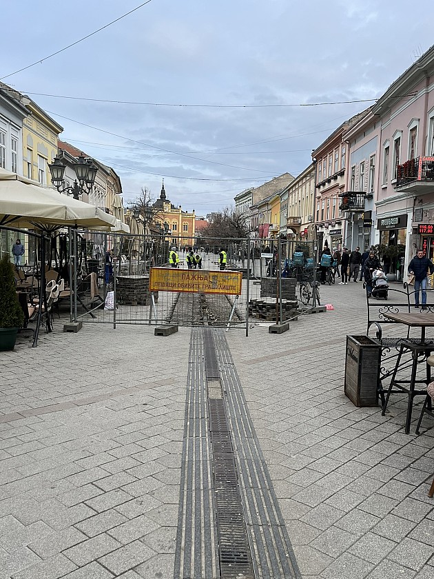U toku rekonstrukcija odvodnjavanja u centru grada 