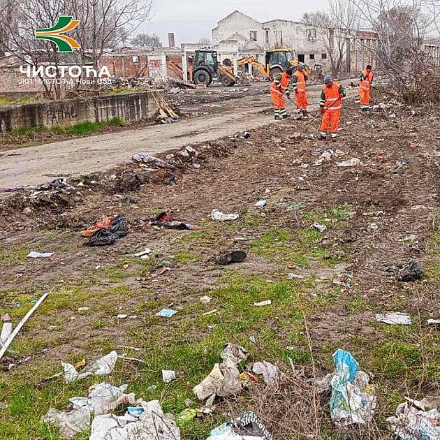 Uklonjene divlje deponije i smeće sa Temerinskog puta