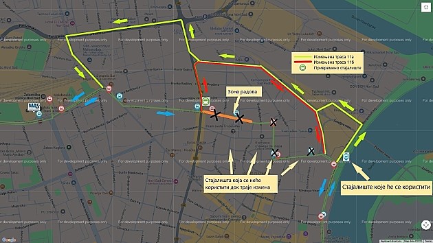 Autobusi na linijama 11A i 11B u nedelju saobraćaju izmenjenom trasom