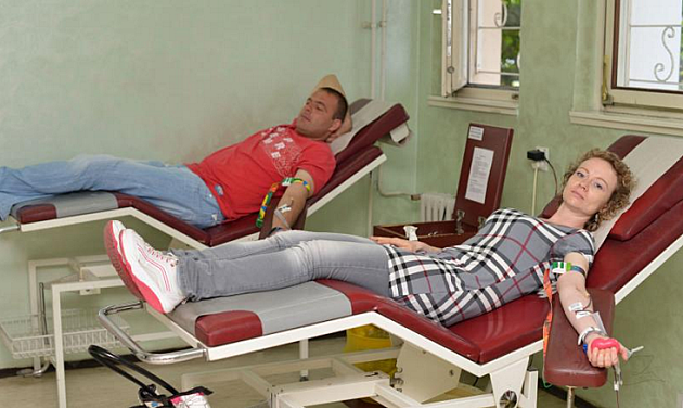 Davanje krvi na više lokacija u gradu