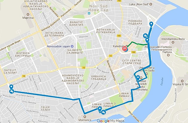 Nova trasa za Novosadski polumaraton