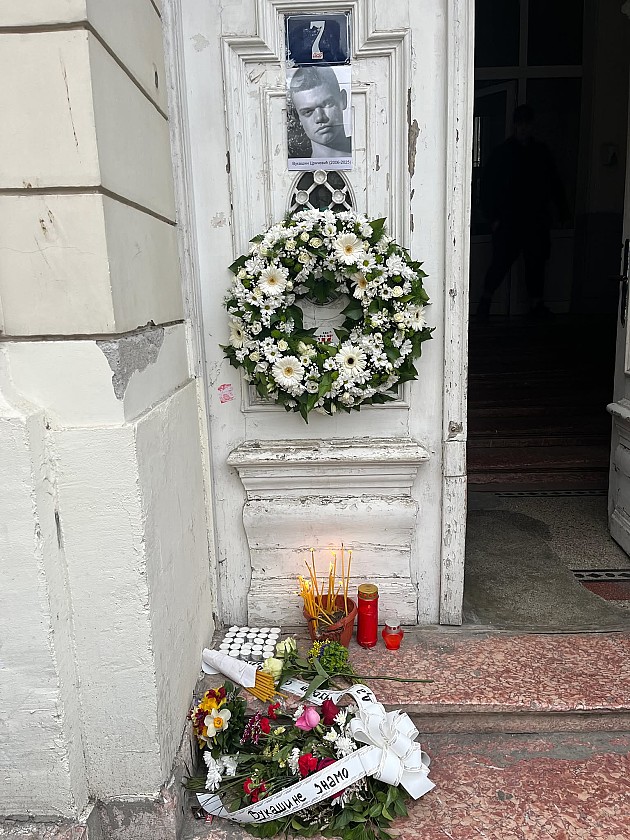 Obeležena godišnjice smrti Vukašina Crnčevića , 16. žrtve pada nadstrešnice