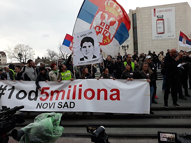 Završen dvanaesti protest „Jedan od pet miliona“