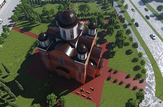 Grad za uređenje okoline crkve na Novom naselju daje 52 miliona dinara
