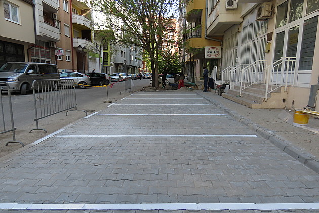 Radovi na sanaciji i uređenju parkirališta u Ulici Kosančić Ivana