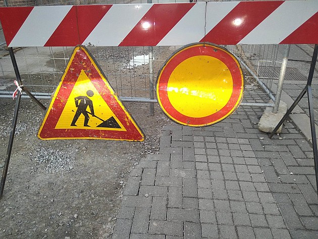 Zabrana saobraćaja u Uspenskoj ulici