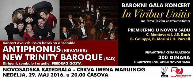 Barokni gala koncert večeras u katedrali
