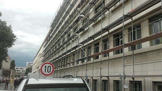 U toku rekonstrukcija fasade zgrade Banovine