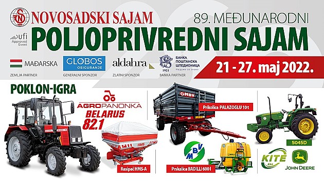 Međunarodni poljoprivredni sajam od 21. do 27. maja na Novosadskom sajmu