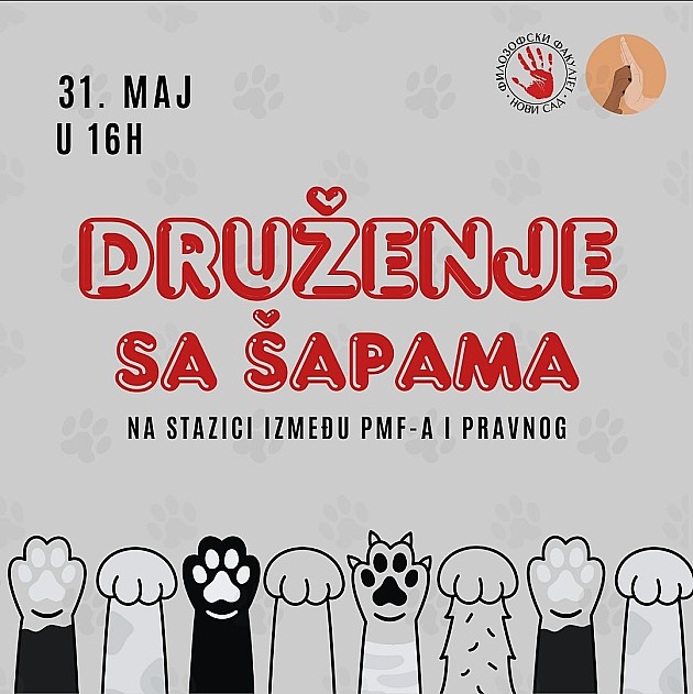 „Druženje sa šapicama“ u subotu u kampusu Novosadskog univerziteta