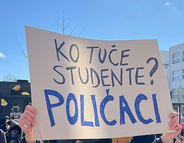 Četvoročasovana blokada Bulevara cara Lazara kod Muzičke i Baletske škole