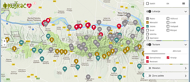 Tajna mapa Fruške gore dostupna na "Fruškaću"
