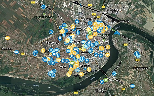 Mapirana sva gradilišta u Novom Sadu