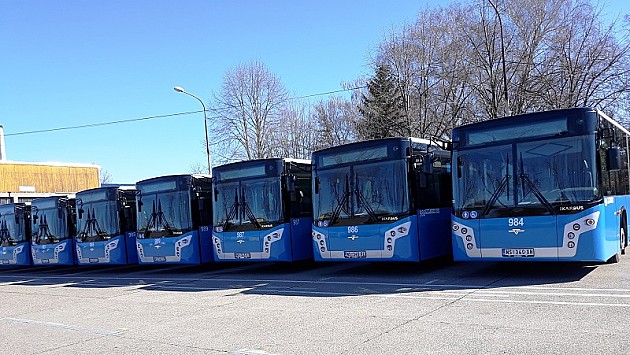 Autobusi na linijama 7B, 10, 11A, 14, 41, 42, 43, 51B i APTIV saobraćaju redovno
