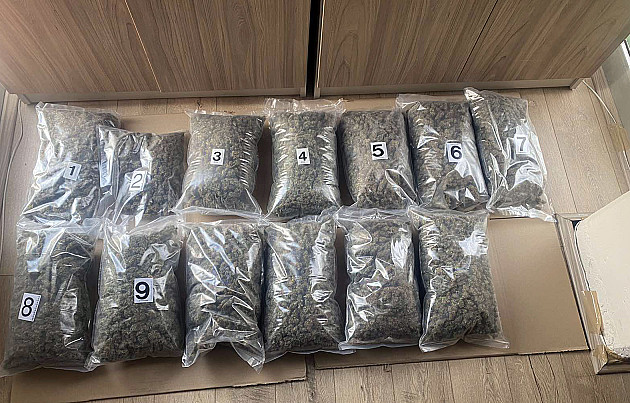 Novosadska policija zaplenila oko 6,5 kilograma marihuane