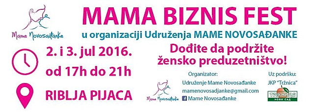 Prvi "Mama biznis fest" danas i sutra na Ribljoj pijaci
