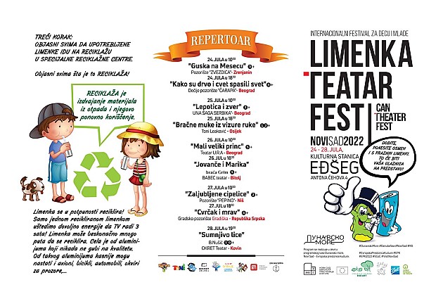 Prvi Limenka teatar fest od danas u Eđšegu, devet predstava za najmlađe