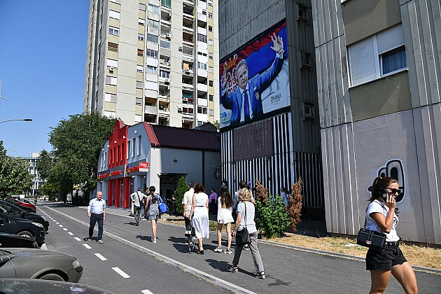 Mural Siniši Mihajloviću oslikan na Limanu