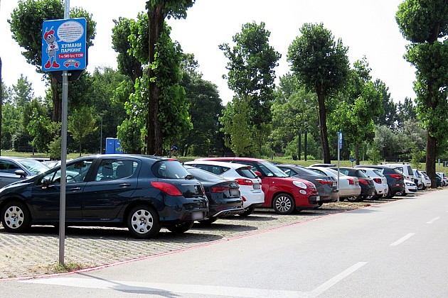 „Humani parking“ na Štrandu
