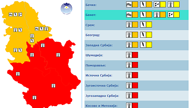 RHMZ proglasio narandžasti meteo-alarm za Novi Sad  i upozorava na naglu promenu vremena 