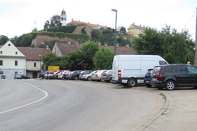Parkiranje na Tvrđavi tokom Exita