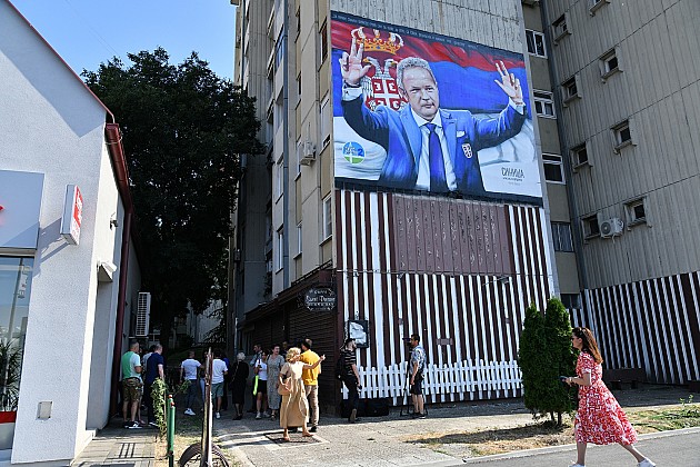 Mural Siniši Mihajloviću oslikan na Limanu