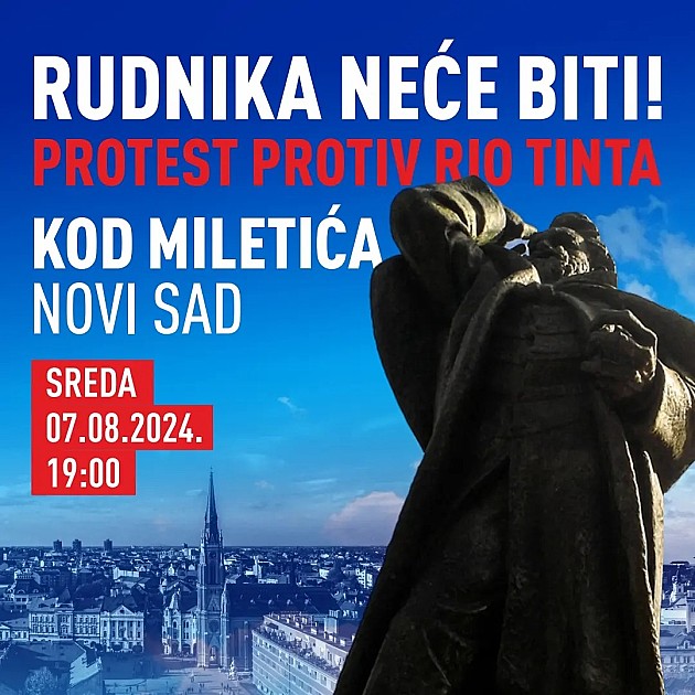 Protest protiv kopanja litijuma i u Novom Sadu