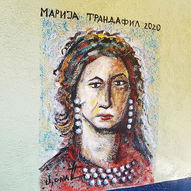 Novi Sad dobio mural Marije Trandafil - naše najveće dobrotvorke