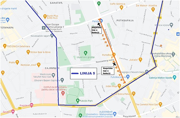 Od sutra nove saobraćajne izmene na Bulevaru oslobođenja, ukidaju se pojedina stajališta autobusa