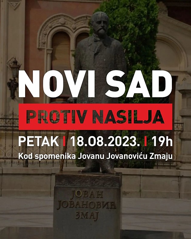 Sutra novi protest „Novi Sad protiv nasilja“ 