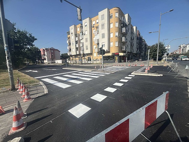 Završeno asfaltiranje treće deonice ulice Feješ Klare