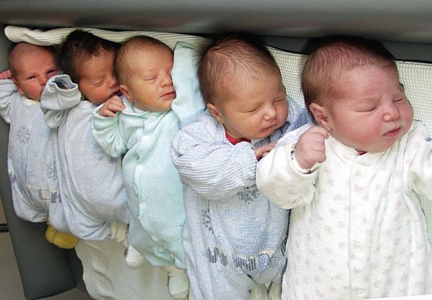 Rođeno 13 devojčica i četiri dečaka