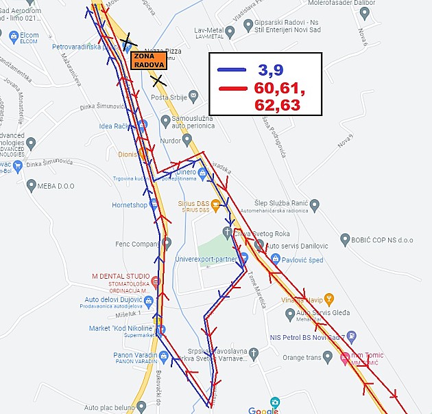 Od ponedeljka zabrana saobraćaja u delu Petrovaradina, autobusi menjaju trase 