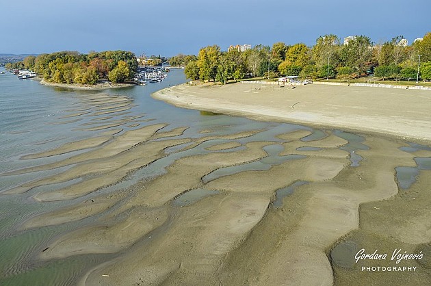 Dunav kod Štranda veoma nizak, ali od danas raste