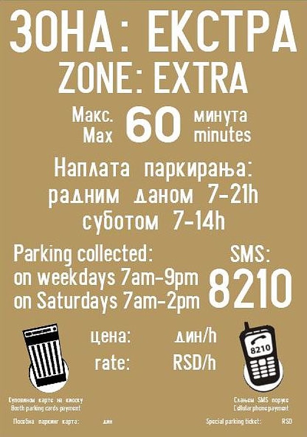 „Ekstra zona“ parkiranja od sutra u Novom Sadu