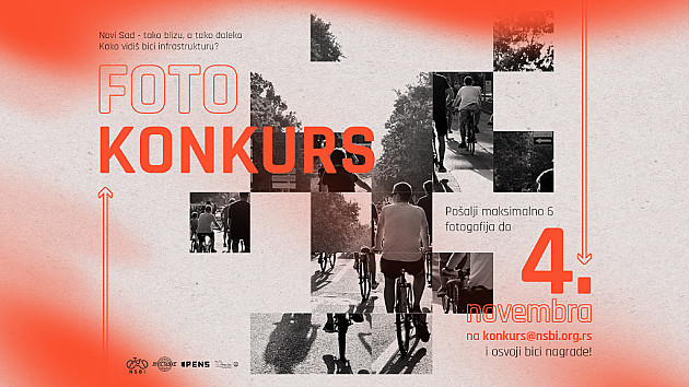 Foto konkurs o biciklističkoj infrastrukturi „Novi Sad - tako blizu, a tako daleko“