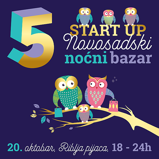 Start Up Novosadski noćni bazar danas na Ribljoj pijaci