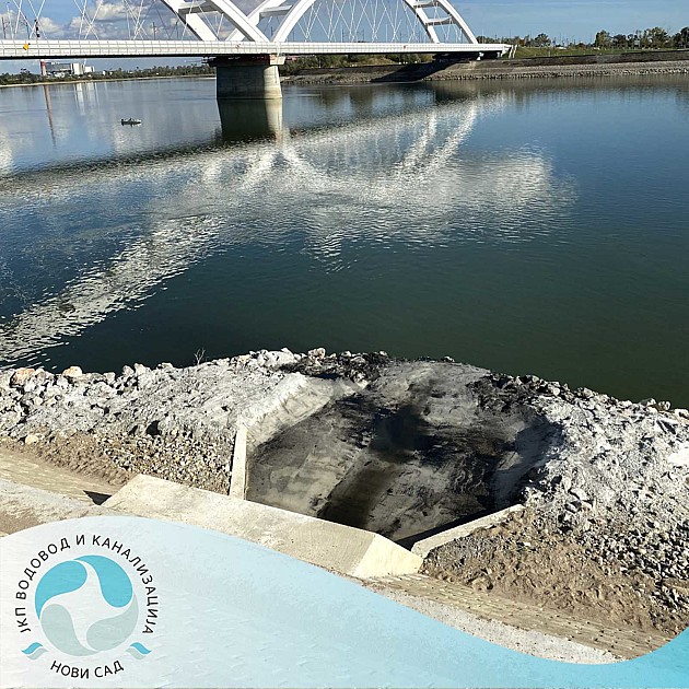 Završeni radovi na sanaciji kanalizacionog ispusta na Keju žrtava racije