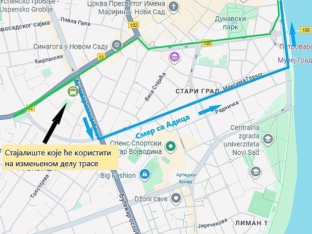 Autobusi GSP-a na liniji 6 ponovo menjaju trasu